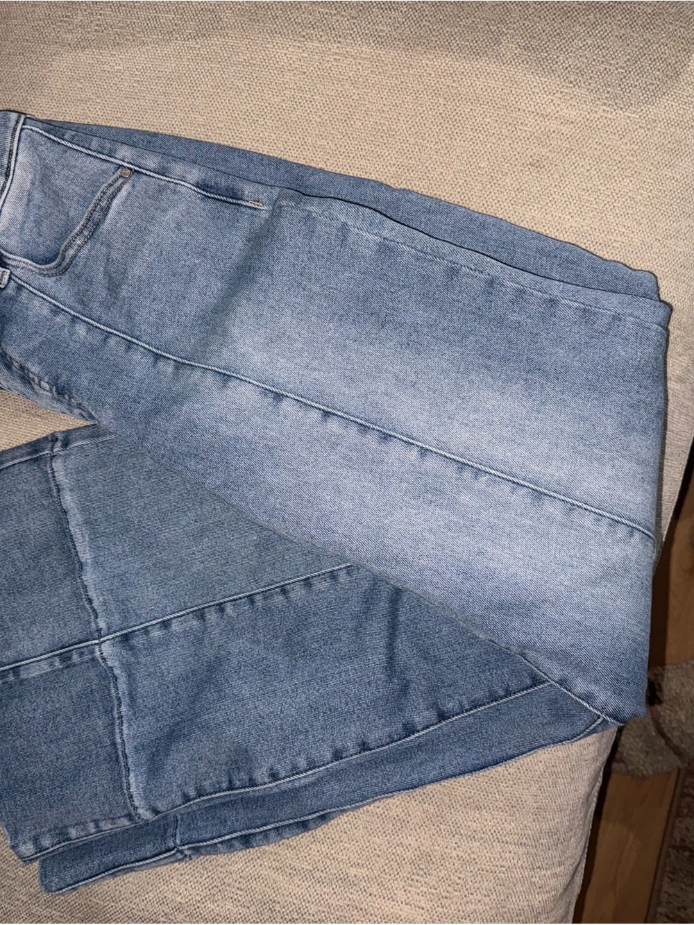 Classic Light Blue Flare Jeans for Women
